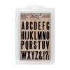 Tim Holtz Idea-ology GOLD ALPHA Metallic Stickers Paperie TH93560 2017